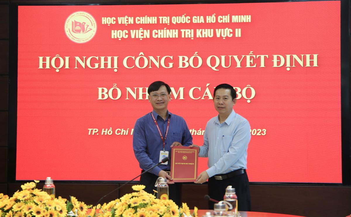 Hội nghị công bố quyết định bổ nhiệm Phó Trưởng Khoa Triết học