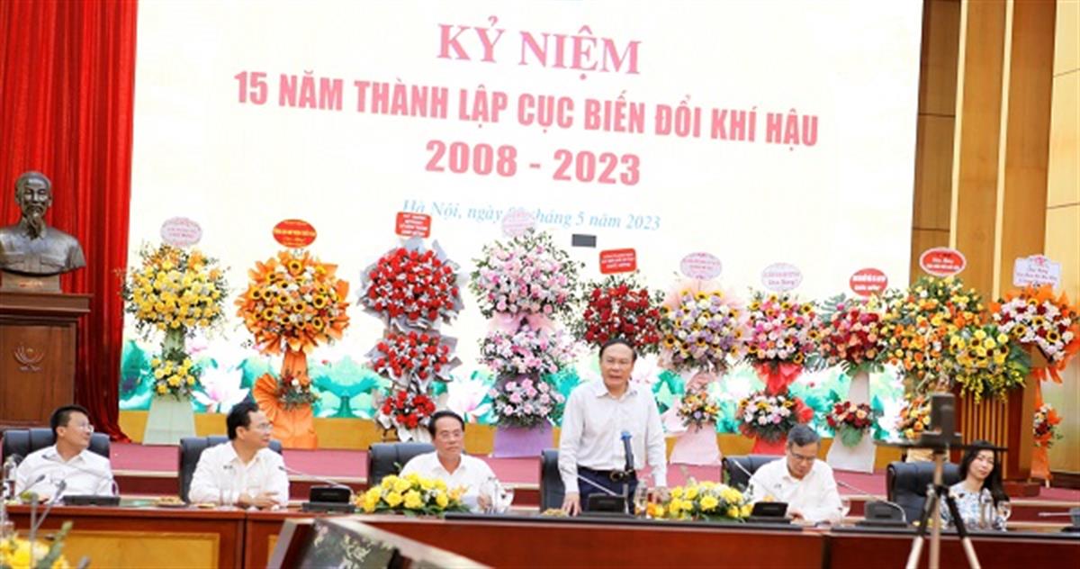 Gặp mặt kỷ niệm 15 năm thành lập Cục Biến đổi khí hậu