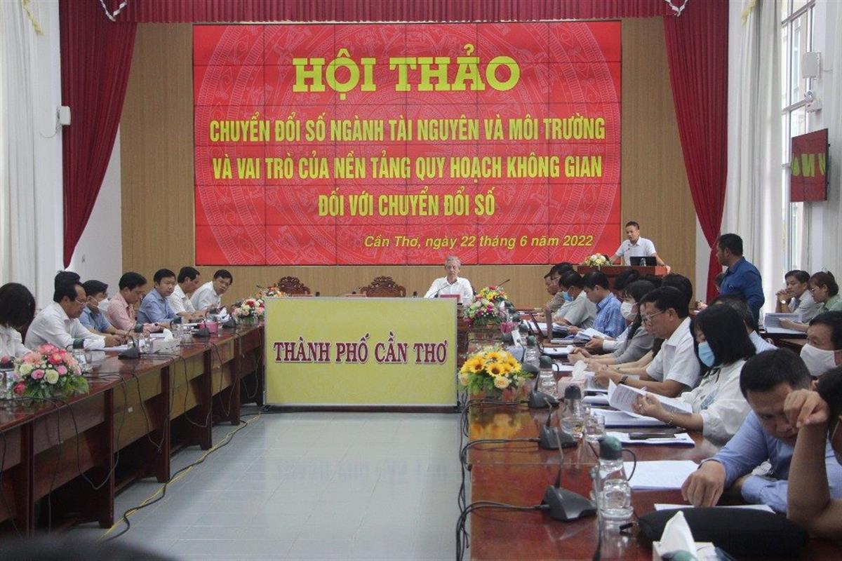 Conference on digital transformation in the Natural Resources and Environment industry | Can Tho TV
